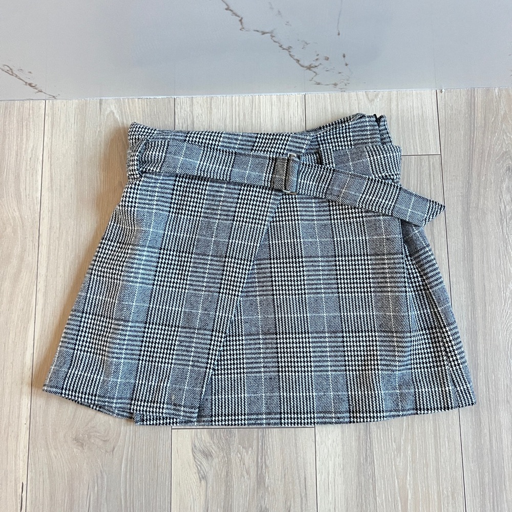 Leith Checkered Mini Skirt